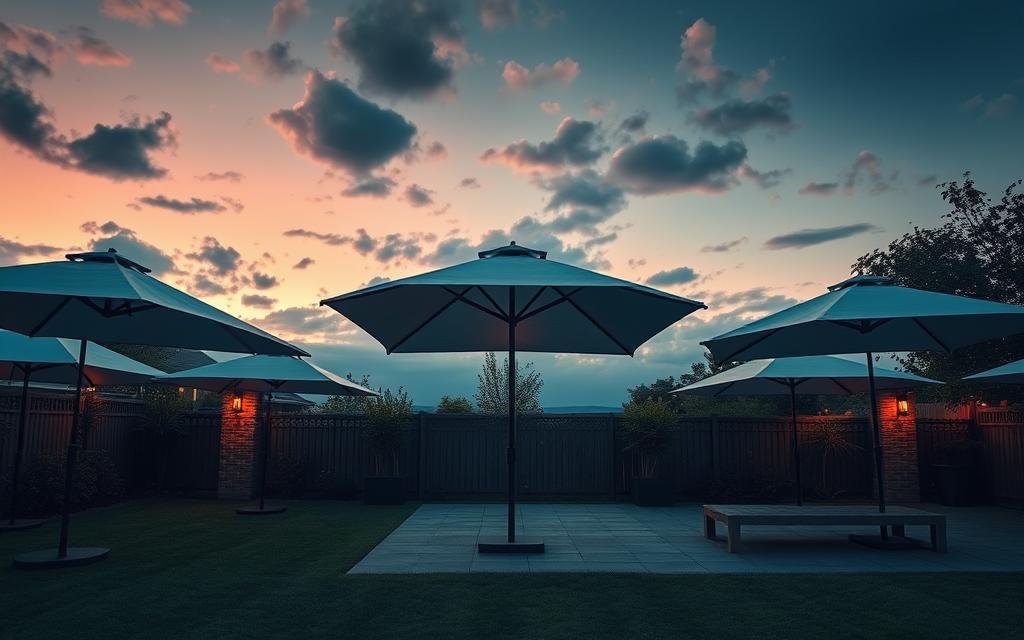 فني مظلات وسواتر القصيم | تركيب وتصميم للاستراحات والفلل